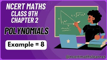 Ncert Class 9 maths | Chapter 2 | Example 8 | Polynomials #class9mathsncert  #polynomialclass9