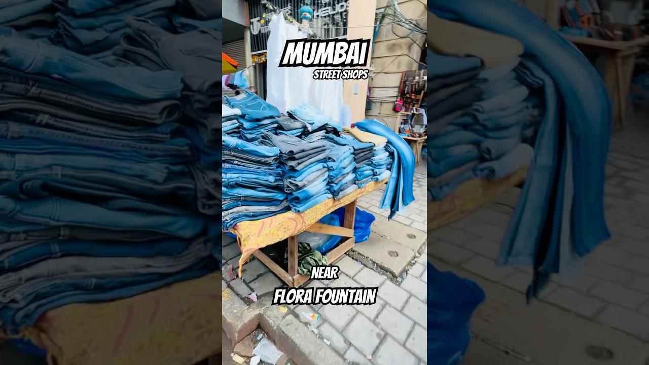 Street Shops in Mumbai ❤️               Mahatma gandhi Road Near Flora Fountain 🖤 