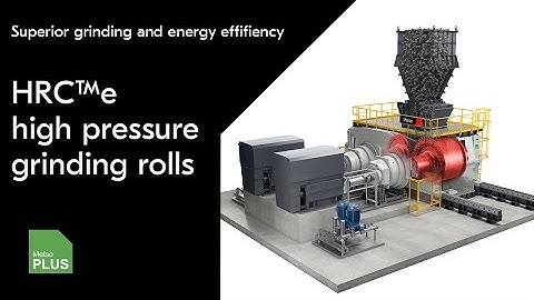 Superior grinding efficiency – Metso HRC™e high pressure grinding rolls (HPGR)