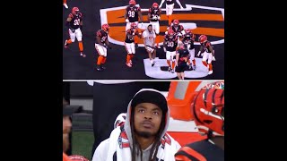 Reacting to inactive Bengals CB Vernon Hargreaves' penalty for celebrating on the field 😬 | #shorts