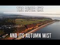We Follow an IET into the River Exe Morning Mist with a Drone