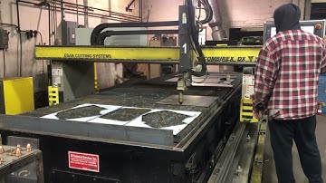 LOT# 579 - 2013 ESAB COMBIREX DX-3000 CNC GANTRY STYLE PLASMA SHAPE CUTTING MACHINE, S/N 0560953135