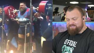 World record squat | Eddie Hall