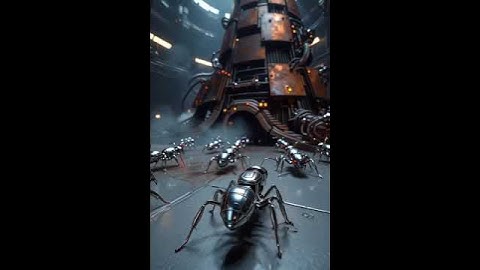 ant robot #ai #grok #realistic #movie #art #animals