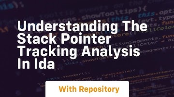 Understanding the stack pointer tracking analysis in ida