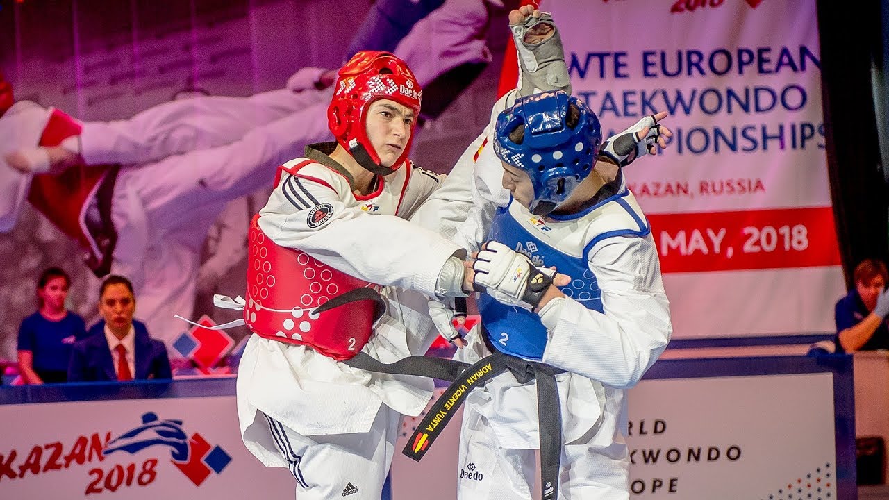 Adrian Vicente (ESP) vs Magomed Gagiev (RUS). European Taekwondo ...