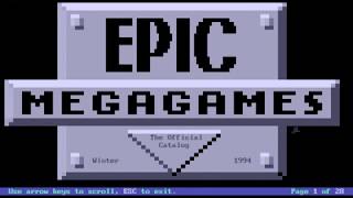 Epic Megagames Catalog.exe, Winter 1994