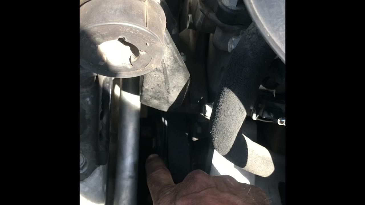 Kia Optima belt - YouTube