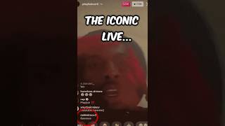 The ICONIC WLR Ig Live…. 😭 #playboicarti #music #rap #wholelottared