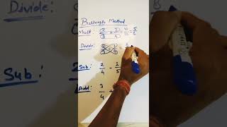 Butterfly method trick for addition, subtract, divide,multiplly// #maths #learn #tricks