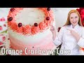 The BEST Orange Cranberry Cake Recipe - Perfect for the holidays!! With Cranberry Orange Sauce!