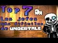 Top 7 Los jefes más difíciles de Undertale