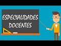 Especialidades Para Docentes | Pedagogía MX