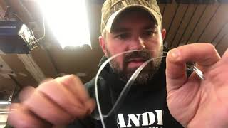 Pike and Musky Flourocarbon Leaders; Tieing with no crimps!