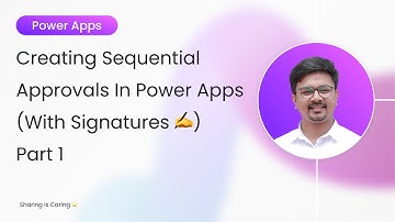 Sequentiële goedkeuringen maken in Power Apps (met handtekeningen ✍️) - Deel 1