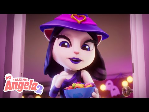 🎃🍬🕷️Halloween at Angela’s House! 🎃🍬🕷️ Talking Angela: In the City (Special)