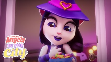 🎃🍬🕷️Halloween at Angela’s House! 🎃🍬🕷️ Talking Angela: In the City (Special)
