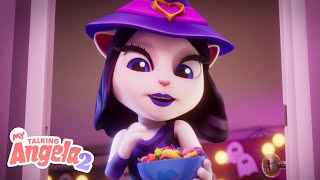 🎃🍬🕷️Halloween At Angela’s House! 🎃🍬🕷️ Talking Angela: In The City (Special)