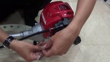★Review và hướng dẫn sử dụng máy cắt cỏ honda GX35 thái lan