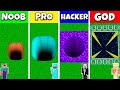 Minecraft Battle: NOOB vs PRO vs HACKER vs GOD: INSIDE TUNNEL BASE HOUSE BUILD CHALLENGE / Animation