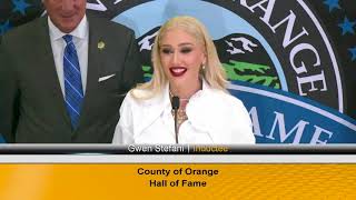 CSUF Alumna, Gwen Stefani, Inducted into the Orange County Hall of Fame