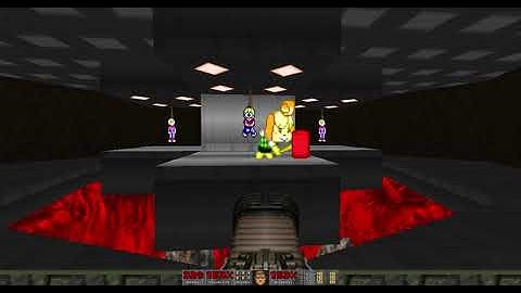 Doom 2 Secret Wolfenstein and Keen Levels (with Isabelle mod)