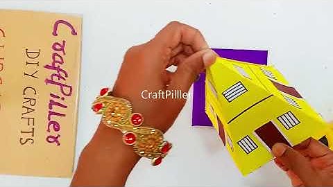 geometric shapes(3d) city model making - diy  maths project for exhibition - maths tlm | craftpiller