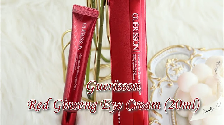 Guerisson red ginseng eye cream review năm 2024