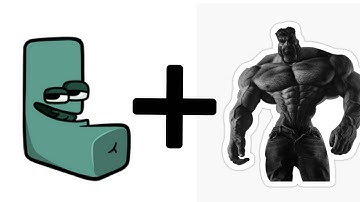 L + Gigachad=???|Alphabet Lore animation