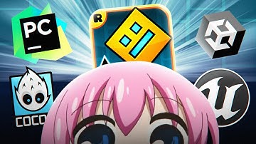 GEOMETRY DASH, НО НА ДРУГОМ ДВИЖКЕ // Как бы выглядела ГД на Unity, Unreal Engine, Python