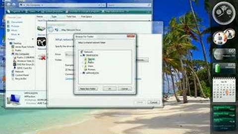 Map Network Drive Feature in Windows Vista