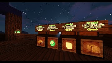 Minecraft Shops (Trade Shops Minecraft plugin tutorial) | BluePearSMP