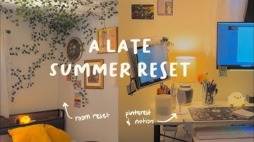 A Late Mid-Year/Summer Reset ♡ (Pt. 1) | room makeover, pinterest vision board, & notion planning ✧