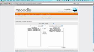 Moodle 1.9 enrolment-role-assignment