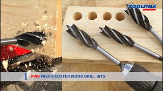 Toolpak PWB Fast 5 Wood Drill Bits