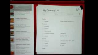 Create grocery lists from recipes - iPad, Web, iPhone, Android - BigOven.com screenshot 4