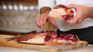 How to slice a Cinco Jotas Iberico Shoulder Ham