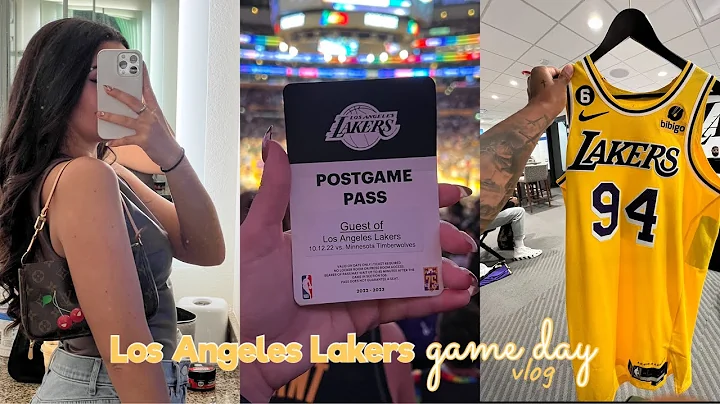1ST NBA GAME in LA || Lakers Pre-Season 2022
