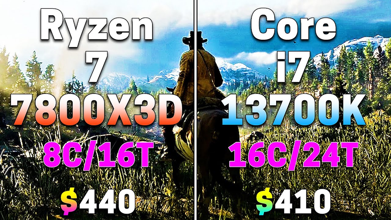 Ryzen 7 7800X3D Vs Intel i7 13700K [16 Game Benchmark!] 