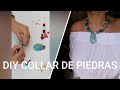 TUTORIAL DE COLLAR DE TURQUESAS Y CORALES