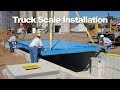 Truck scale installation