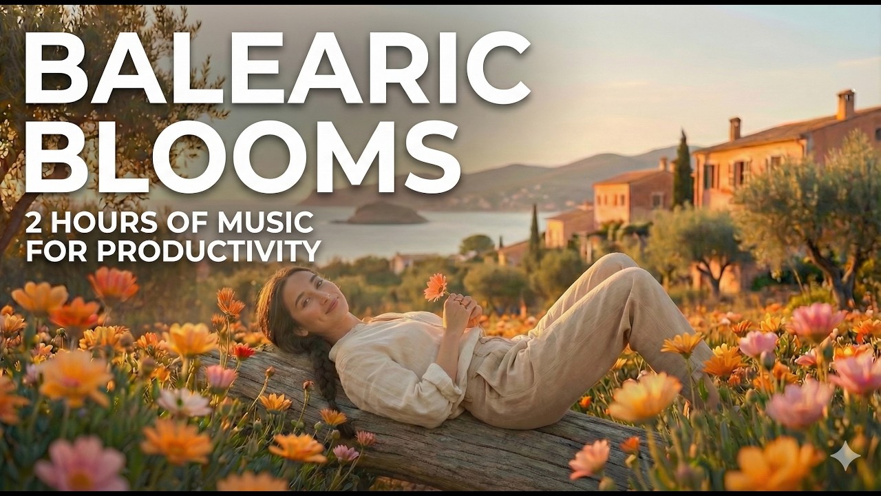 Balearic Blooms - 2 hours of Music for  Chill Out, Work and Study Focus
