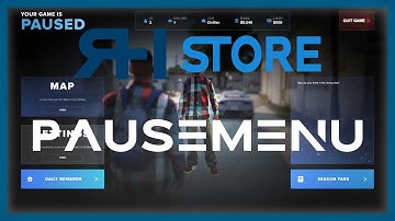 [QBCore/ESX] FiveM Showcase: PauseMenu | By RH Store