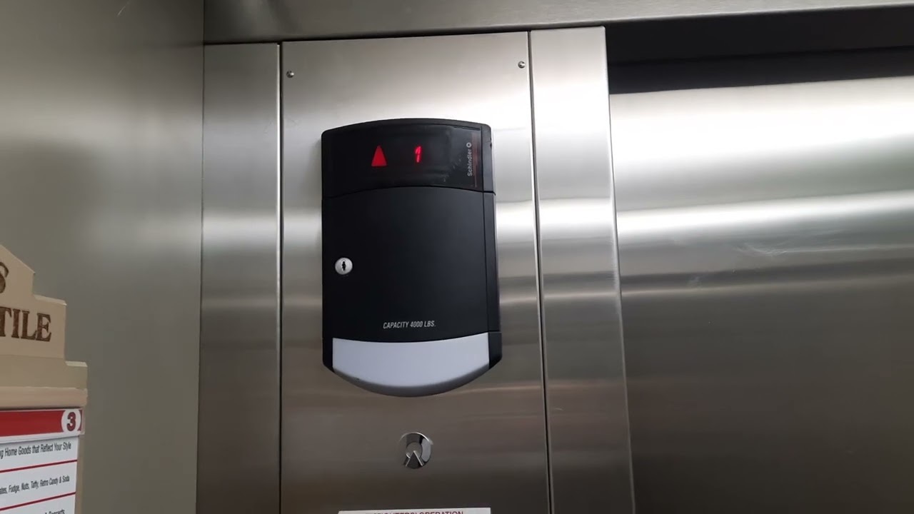 Crappy Schindler hydraulic elevator #2 - Davis Mercantile - Shipshewana, IN