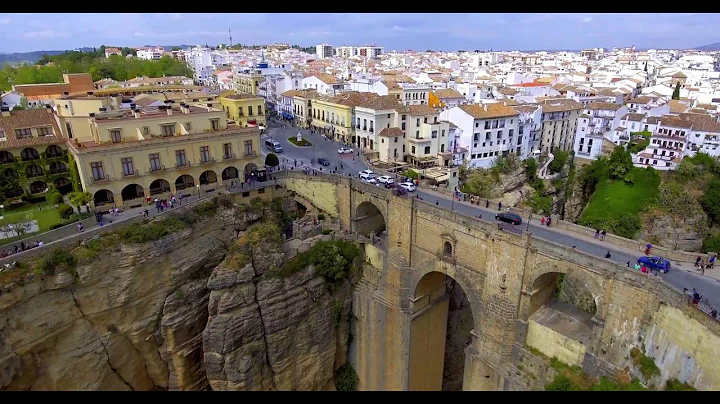 4K Drone footage.Ronda,Sp...