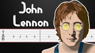 Jealous Guy — John Lennon Guitar Tabs, Guitar Tutorial, Guitar Lesson (Fingerstyle)