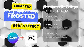 Animate Frosted Glass Videos in Minutes! (Canva + CapCut)