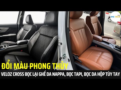 Video Bọc ghế da xe Toyota Veloz Cross 2022 thiết kế theo... - youtube