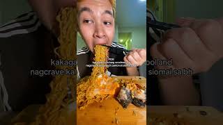 Pancit Canton with Siomai Mukbang! #cravings #food #dorm #creatorsearchinsights #asmr