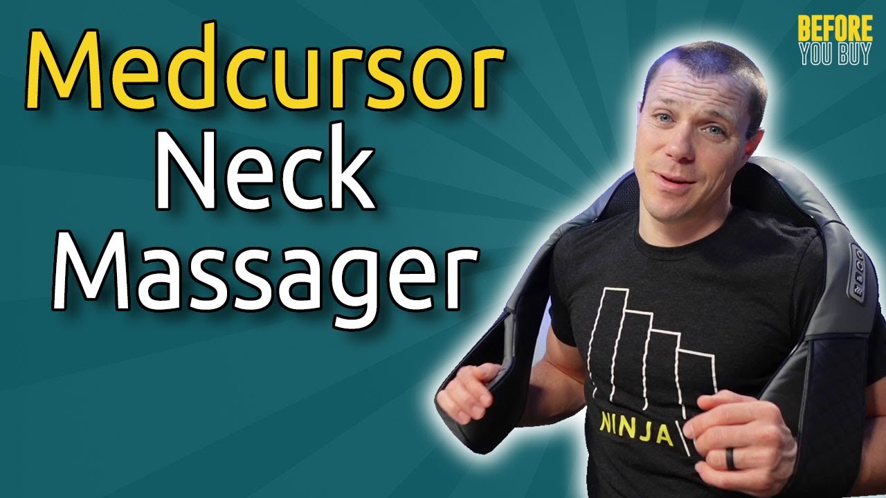 If You Sit At A Desk You NEED This! Medcursor Kneading Neck & Back Massager  